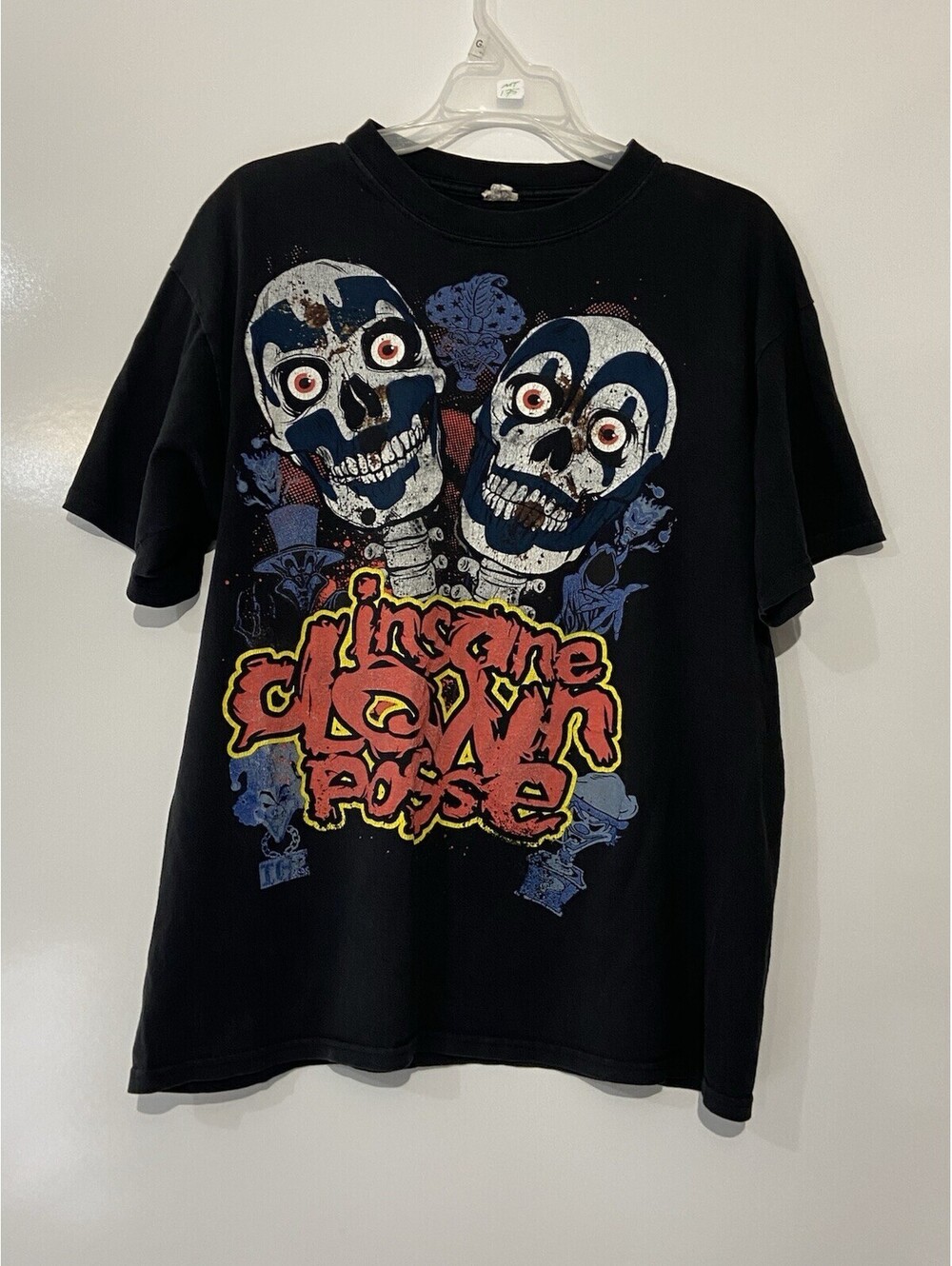 Mens ANVIL Rare Vintage ICP Insane Clown Posse "Smile Skulls" T Shirt Sz L